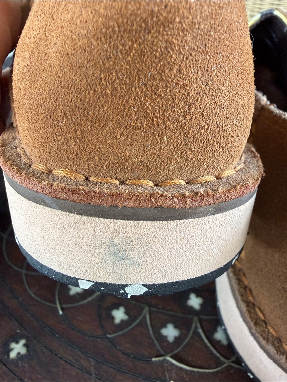 Ariat Sunflower Canvas Slip-Ons in Yellow and Brown - Picture 3 of 8